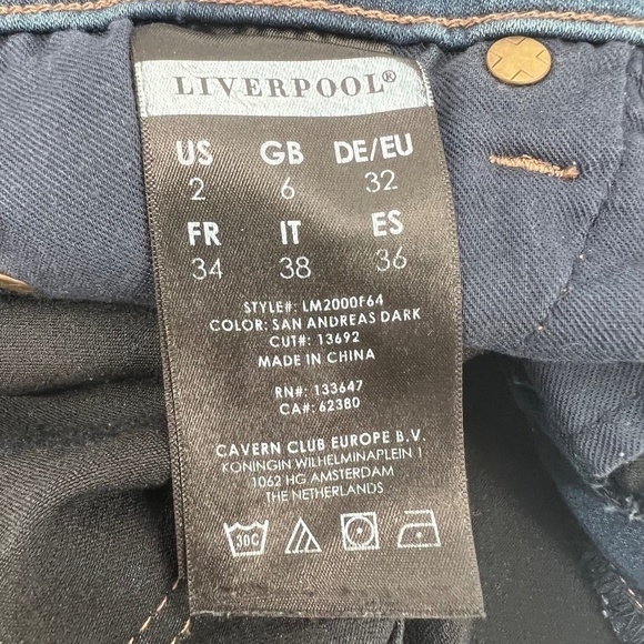 Liverpool The Skinny Jeans Size 2 Women's - Picture 2 of 10